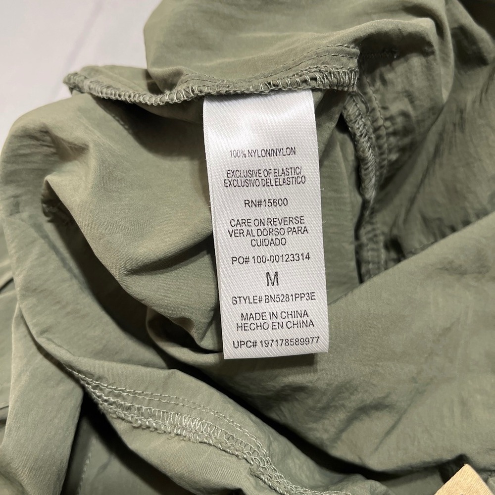 Democracy Olive Cargo Midi Skirt M Utility Gorpcore Coastal Hiking Casual Chic - Picture 5 of 7